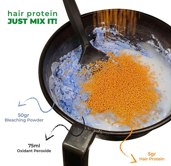 روش استفاده از پودر پروتئین مو بیوپلکس چگونه است؟