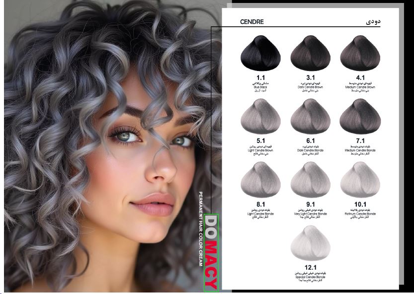 رنگ مو سری دودی دوماسی